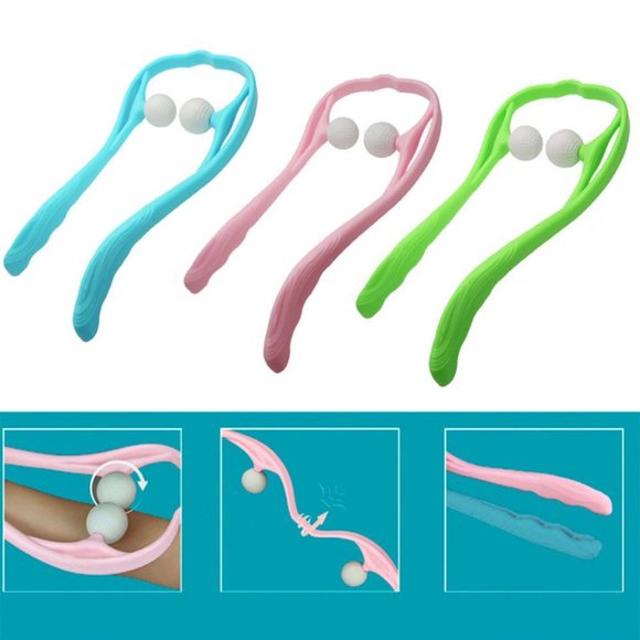 Neck and Shoulder Therapeutic Dual Point Self Massage Tool - Picture 9 of 15